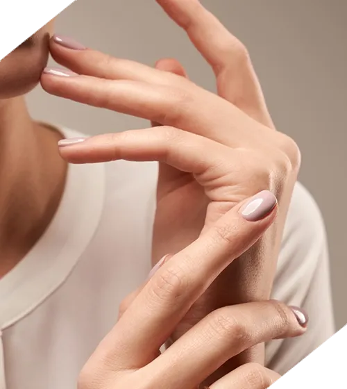young model demonstrating expensive ring